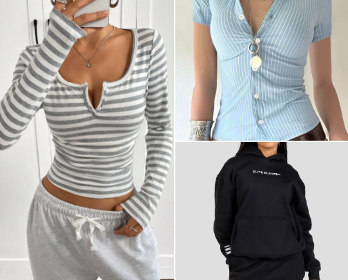 Cute clothes for winter cover photo collage