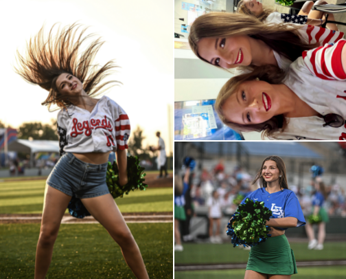 dance + gameday essentials 💋 cover photo collage