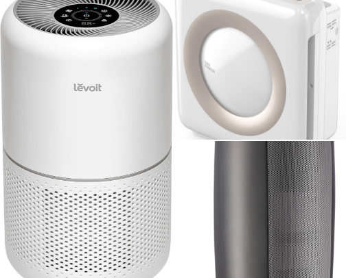 Air purifiers and humidifiers that actually help you sleep cover photo collage