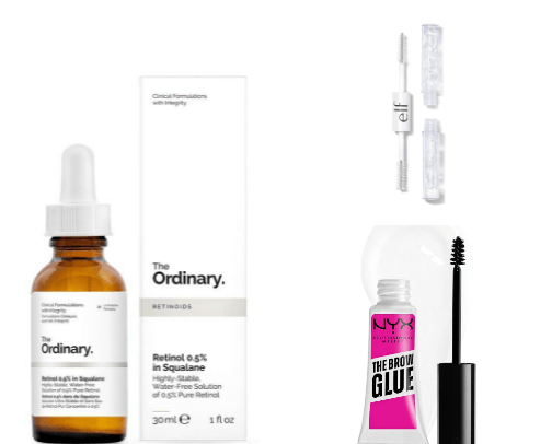 Skin and hair care cover photo collage