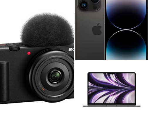 Content creation MUST HAVES for beginners 📱📷💻 cover photo collage