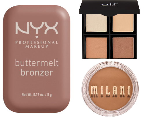 Bronzers and contours 🤎 cover photo collage