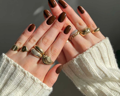 autumn & halloween nail products cover photo collage