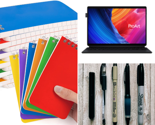 Back-to-School Essentials Checklist cover photo collage