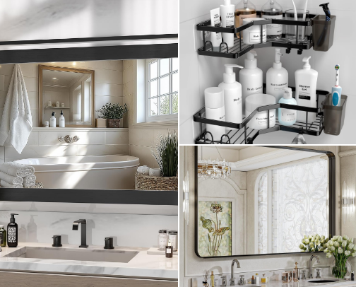 Bathroom finds cover photo collage