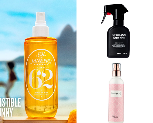 Body mist🍒 cover photo collage