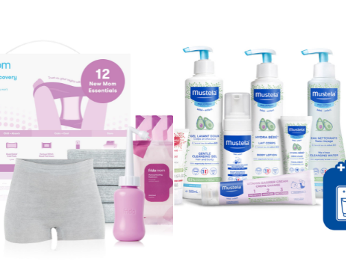 Mom and Newborn Essentials cover photo collage