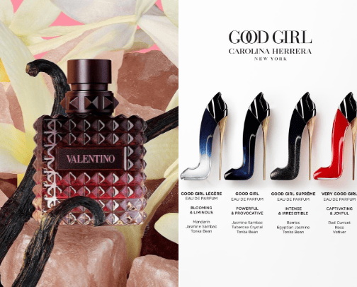 perfumes ✨ cover photo collage