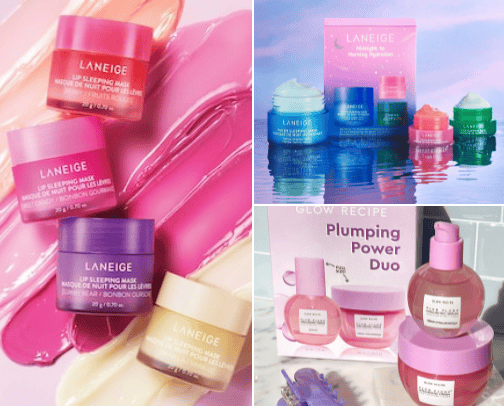 Skincare cover photo collage