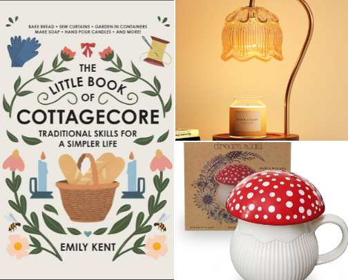 The Enchanted Cottage: Create A Cozy, Nature-Inspired Home cover photo collage