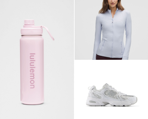 pink pilates/yoga princess essentials cover photo collage