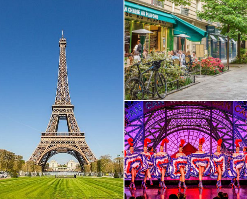 A trip to Paris 🥐 cover photo collage