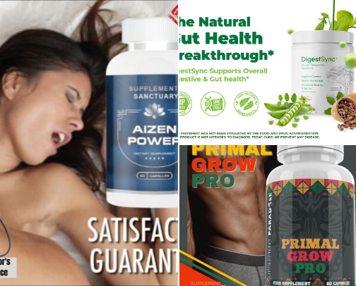 Healthy Supplements/Cookbooks cover photo collage