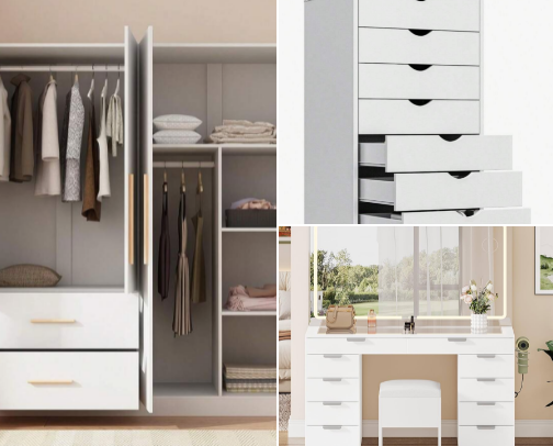 Aesthetically pleasing furniture cover photo collage