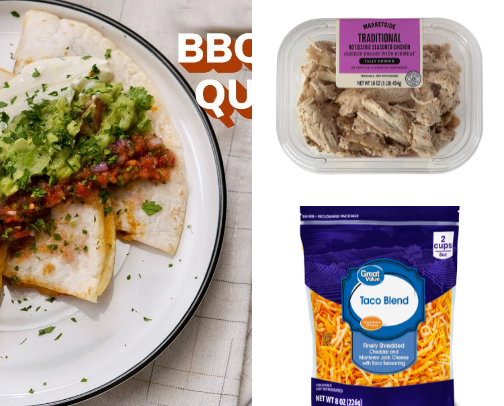 Barbecue Chicken Quesadillas cover photo collage