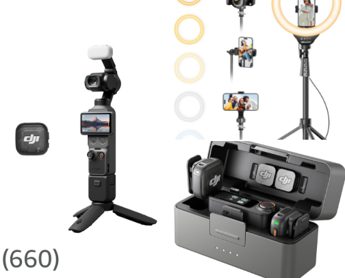 My Content Creator Gear Kit cover photo collage