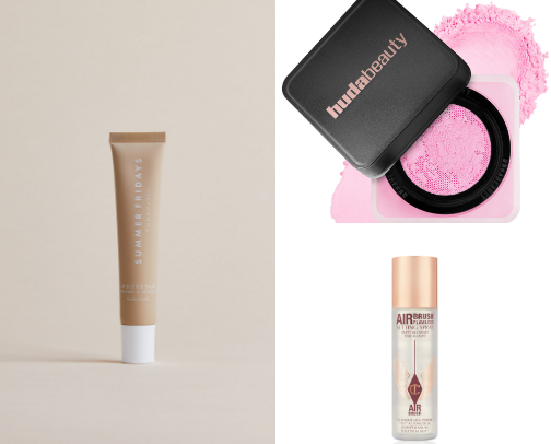my fav makeup and skincare recs cover photo collage