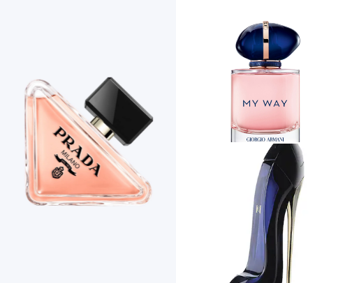 perfumes, body fragrances and body lotions that smell crazy good cover photo collage