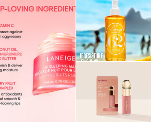 My favorite beauty recs cover photo collage