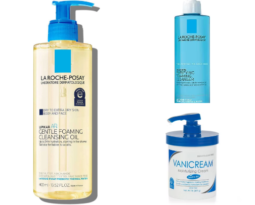 Skincare cover photo collage