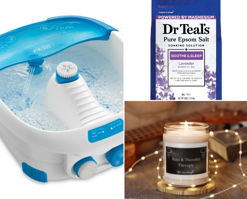 Relaxation Must-Haves cover photo collage