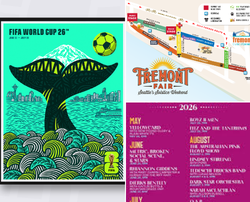 Seattle Summer 2026 Activities cover photo collage