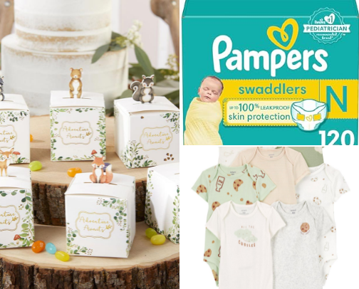 Baby shower cover photo collage