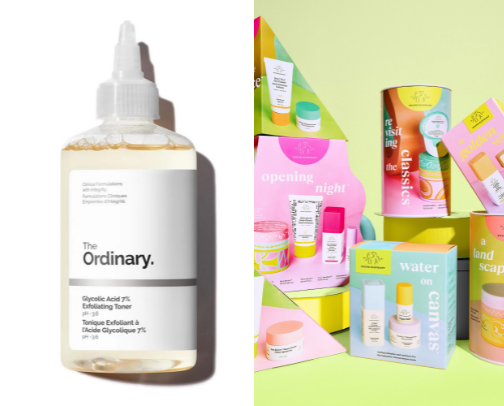 Skincare | Drunk Elephant • The Ordinary • Tatcha • CeraVe cover photo collage
