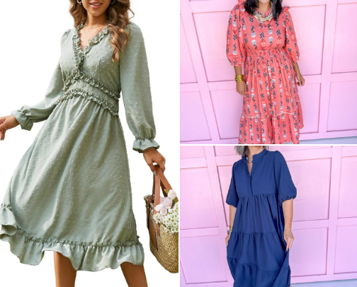 Midi Chic & Sleeved cover photo collage