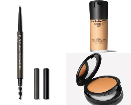 MAC Makeup cover photo collage