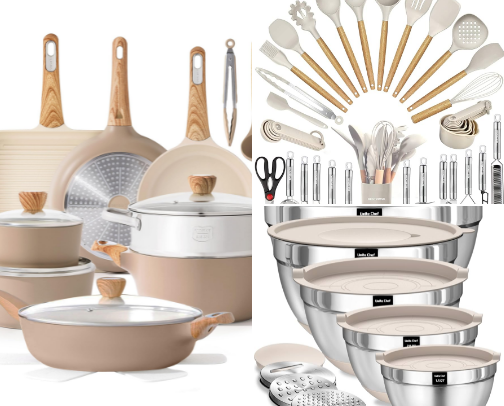 “The Essential Kitchen Survival Kit” cover photo collage