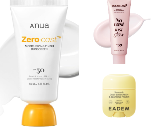 Sunscreen With No White Cast cover photo collage