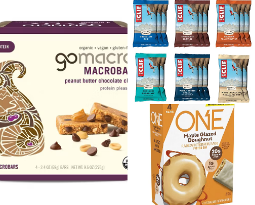 Great Tasting Protein Packed Snacks and Drinks cover photo collage