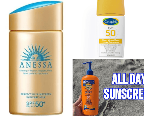 Must Have Sunscreens⋆౨ৎ˚⟡˖ ࣪ cover photo collage
