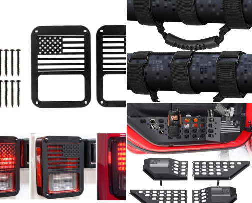 Jeep Accessories cover photo collage
