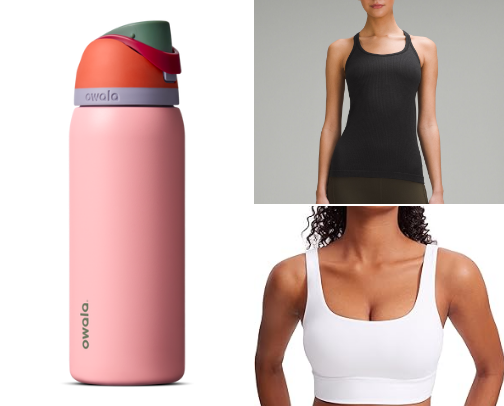 must haves for working out!! cover photo collage