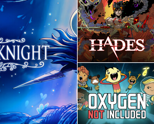 Fun videogames to play at home 👾 cover photo collage