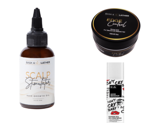 Hair game on lock 🔐 cover photo collage