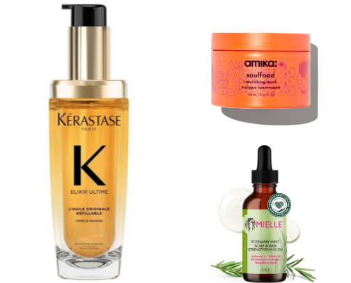 haircare essentials 💆🏻‍♀️ cover photo collage