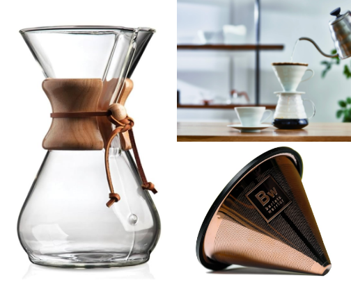 Serious coffee equipment for bringing out the best flavor in your beans. cover photo collage