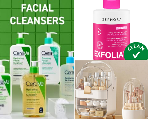My favorite beauty recs cover photo collage