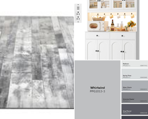 House renovation after lightning strike cover photo collage