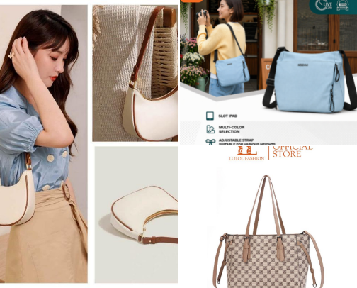 Trendy Women's Sling Bags & Shoulder Bags Collection cover photo collage