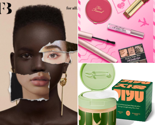 Skincare cover photo collage