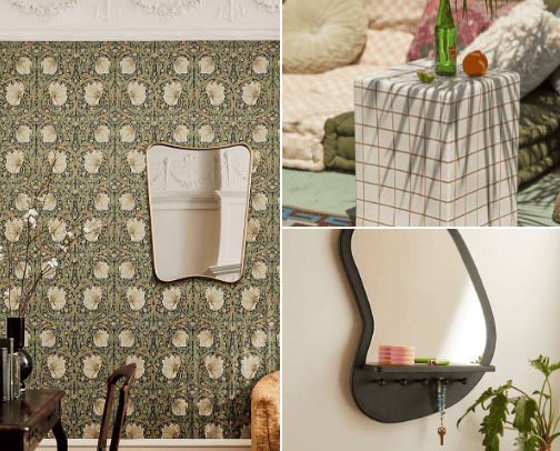 Interior design cover photo collage