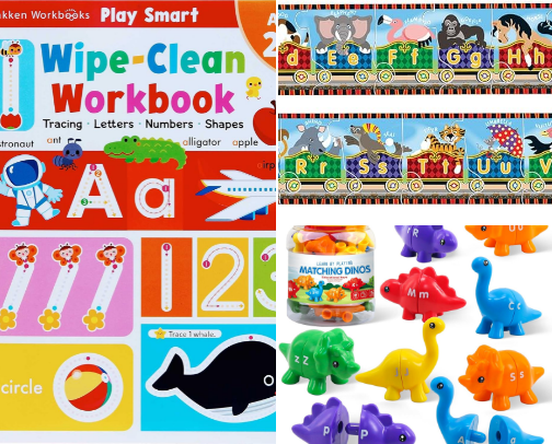 My homeschool early learning recs cover photo collage