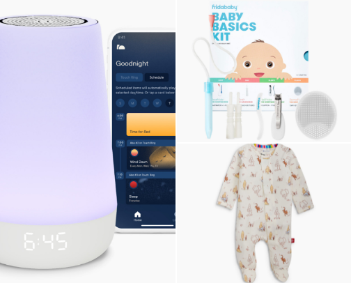 The "Not Lame" Baby Gift Guide: Baby Shower Ideas Parents Actually Want/Need cover photo collage