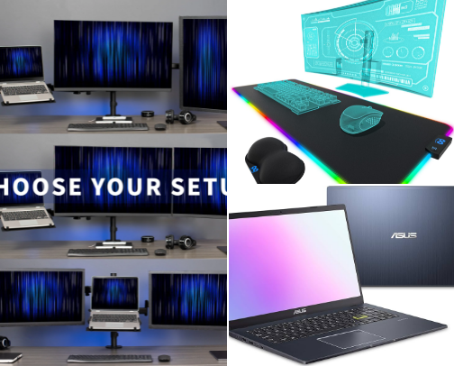 🎮 Level Up with Gaming Essentials — Dominate Every Match cover photo collage