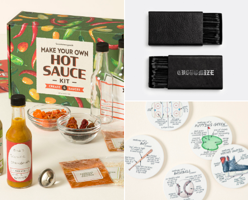 Gift Guide: Creative Gifts for Him Under $50 cover photo collage