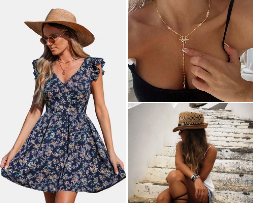 Stylish in Summer cover photo collage